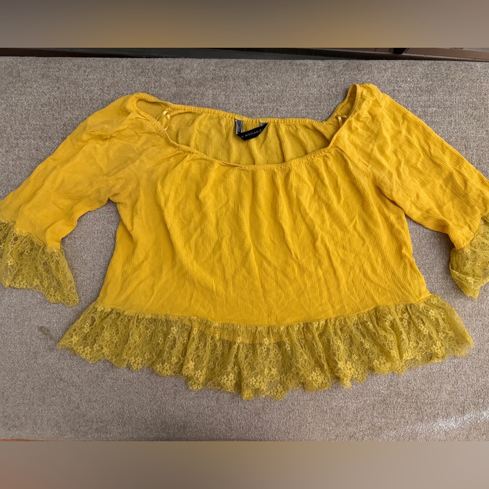 Zara Woman Off-The Shoulder Top